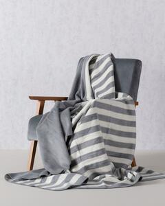 Pătură Cosy Home 150x200 cm grey stripes