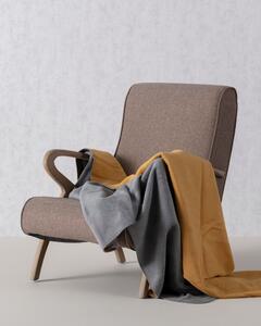 Pătură Cosy Home 150x200 cm mustard/grey