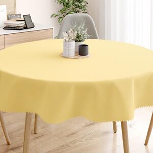 Goldea față de masă teflonată - model 100 galben deschis - rotundă Ø 140 cm