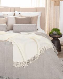 Pătură Boucle 140x200 cm white cream