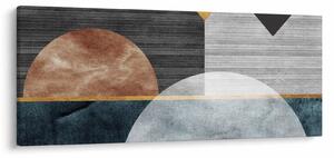 Tablou - Forme și texturi (120x50 cm)