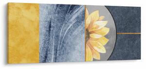 Tablou - Forme și flori (120x50 cm)