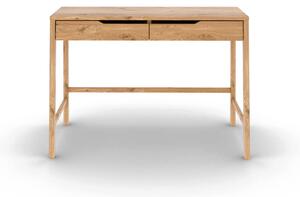 Masă de machiaj din lemn de stejar 57x110 cm Twig – The Beds
