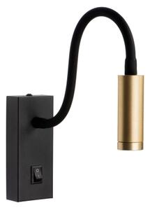 Kanlux 32519 - Lampă flexibilă LED TONIL, 3,3 W, 230 V, negru/auriu