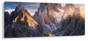 Tablou - Panoramă de munte (120x50 cm)