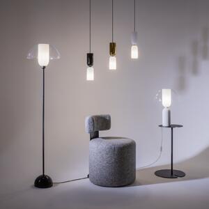 Maytoni lampă suspendată Memory, negru, Ø 8 cm, ceramică, sticlă, reglabil, Negru, Camera de zi / sufragerie, Ceramică
