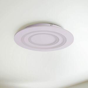 Näve Plafonieră LED Mirel, alb, metal Ø 50 cm RGB CCT Telecomandă, reglabil, Alb, Camera de zi / sufragerie, Plastic, Modern
