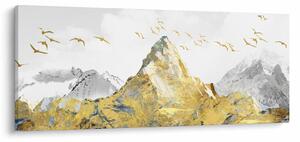 Tablou - Munte auriu (120x50 cm)