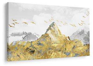 Tablou - Munte auriu (90x60 cm)