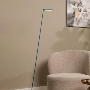 Lucide Lavale Lampadar LED, turcoaz, dimabil, înălțime 138 cm, reglabil, Albastru, Camera de zi / sufragerie, Metal, Modern