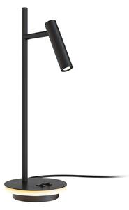 Maytoni Estudo LED lampă de masă, negru Înălțime 45,5 cm metal, Negru, Camera de zi / sufragerie, Metal, Modern