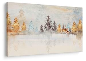 Tablou - Pădure în acuarelă (90x60 cm)