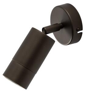 Luminex Radiator de perete Link, culoare titan-auriu, lățime 8 cm, oțel, reglabil, Gri, Camera de zi / sufragerie, Metal, Modern