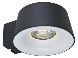 MEGATRON LED lampă de perete pentru exterior Sibu, antracit, 3.000 K, IP54, Negru, Aluminiu