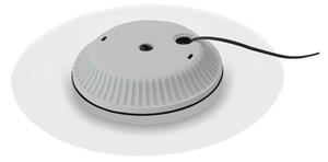 DOTLUX plafonieră LED MOONBASE argintiu Ø 37 cm aluminiu / acril CCT, Metalic, Camera de zi / sufragerie, Aluminiu, Modern
