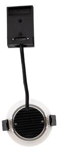 DOTLUX LED plafonieră încastrată CIRCLEminidim alb Ø 8,5 cm aluminiu, reglabil, Alb, Baie, Aluminiu, Modern, Plafon încastrat