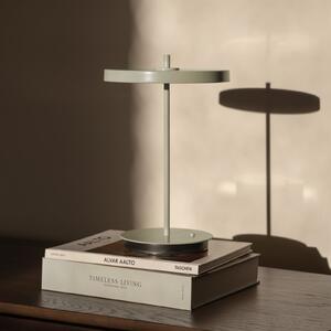 UMAGE LED lampă de masă reîncărcabilă Asteria Move verde măsliniu uni, 31cm, reglabil, Verde, Camera de zi / sufragerie, Metal, Design