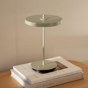 UMAGE LED lampă de masă reîncărcabilă Asteria Move lut maro uni, 31cm, reglabil, Maro / Rugină, Camera de zi / sufragerie, Metal, Design