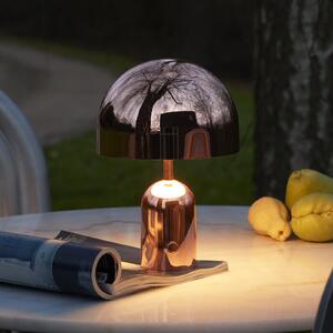 Tom Dixon Lampa de masă cu baterie BELL PORTABLE, cupru, 28 cm IP44, reglabil, Cupru, Camera de zi / sufragerie, Plastic, Design