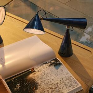 Tom Dixon LED-Lampa de masă Pose Task Light, indigo, 41 cm, reglabil, Albastru, Camera de zi / sufragerie, Plastic, Design