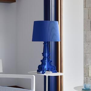 Kartell Lampă de masă LED Bourgie Mater, albastru, înălțime 78 cm, reglabil, Albastru, Camera de zi / sufragerie, Plastic, Design