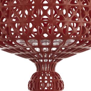 Kartell Lampă de masă LED Mini Kabuki, roșu închis, înălțime 70 cm, reglabil, Roșu, Camera de zi / sufragerie, Plastic, Design