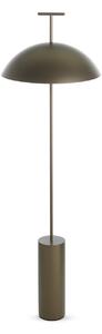Kartell Lampadar LED Geen-A, bronz, înălțime 132 cm, oțel, reglabil, Bronz / Alamă Veche, Camera de zi / sufragerie, Metal, Design, Lumină de lectură
