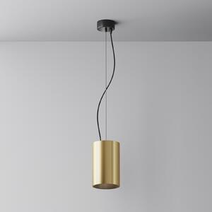 Maytoni lampă suspendată LED Efir, aur mat, Ø 10.5cm, 33W, 38°, Auriu / Alamă, Camera de zi / sufragerie, Aluminiu, Modern