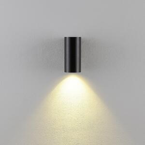 Deko-Light Aplică de perete CAN, negru, 1 bec, înălțime 13 cm, metal, GU10, reglabil, Negru, Camera de zi / sufragerie, Aluminiu