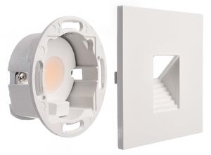 Deko-Light Aplică încastrată cu LED SET Alwaid, alb 8 x cm, nivel 2.700 K, Alb, Hol, Aluminiu, Modern, Luminile încastrate unghiulare