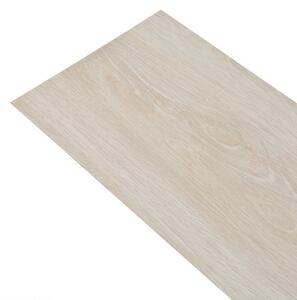 Plăci pardoseală autoadezive stejar alb clasic 2,51 m² 2 mm PVC