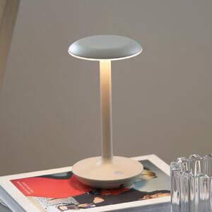 Markslöjd Lampa de masă LED Petit, gri, aluminiu, IP44, reglabil, Bej, Aluminiu, Modern