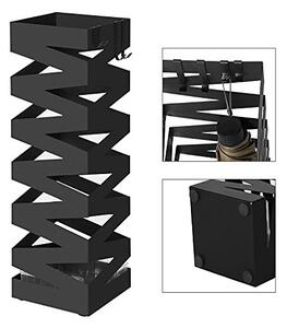 Suport pentru umbrele, Songmics, Negru, 15.5 x 15.5 x 49 cm, LUC16B