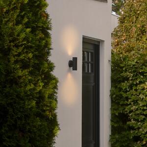 Nordlux Aplică de exterior Artilus, negru, aluminiu, IP54, sus/jos, reglabil, Negru, Aluminiu