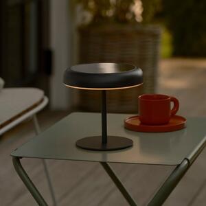 Nordlux Lampa de masă cu LED și baterie solară Elmer, negru, metal, IP44, reglabil, Negru, Plastic, Scandinavă