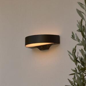 Nordlux Lampă solară LED pentru exterior Monay Round, negru, IP44, Negru, Plastic, Scandinavă