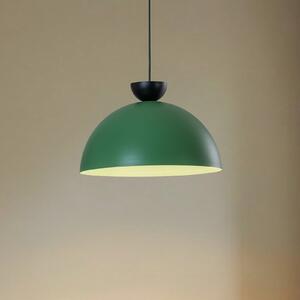 EMIBIG LIGHTING Lampă suspendată Lunaro, verde, Ø 40 cm, metal, reglabil, Verde, Camera de zi / sufragerie, Metal, Modern