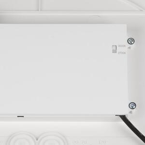 SLV plafonieră LED Decona, Ø 42 cm, alb, metal, CCT, reglabil, Alb, Baie, Aluminiu, Modern