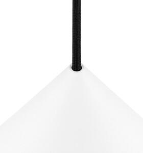 SLV Lampă suspendată Magico, Ø 38 cm, alb mat, metal, reglabil, Alb, Camera de zi / sufragerie, Aluminiu, Modern