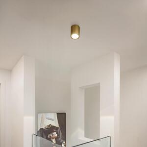 SLV Plafonieră LED Oculus, culoare alamă, 9 cm, dimabilă în ceea ce privește, reglabil, Auriu / Alamă, Camera de zi / sufragerie, Aluminiu, Modern