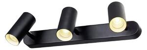 SLV Spot LED pentru tavan Noblo, negru, dimabil la cald, 40 cm, reglabil, Negru, Camera de zi / sufragerie, Aluminiu, Modern