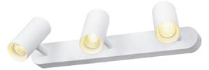 SLV Spot LED pentru tavan Noblo, 3.000 K, alb, lungime 40 cm, reglabil, Alb, Camera de zi / sufragerie, Aluminiu, Modern