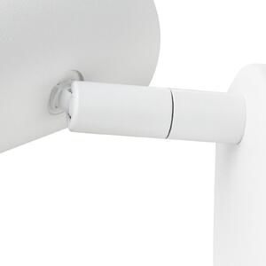 SLV Spot LED de perete Noblo, dimabil la cald, alb, 13 cm, reglabil, Alb, Camera de zi / sufragerie, Aluminiu, Modern
