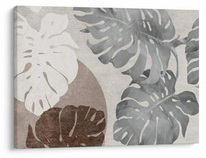 Tablou - Design cu frunze (70x50 cm)