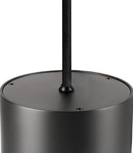 SLV Lampă suspendată LED Oculus, culoare bronz, Ø 9 cm, dimabil la cald, reglabil, Bronz / Alamă Veche, Camera de zi / sufragerie, Aluminiu, Modern