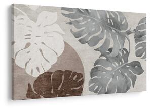 Tablou - Design cu frunze (90x60 cm)