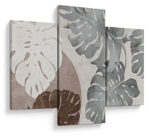Tablou - Design cu frunze (90x60 cm)