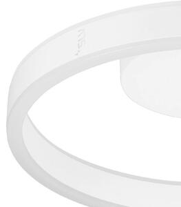 SLV plafonieră LED One, Ø 40 cm, alb, metal, CCT, reglabil, Alb, Camera de zi / sufragerie, Aluminiu, Modern