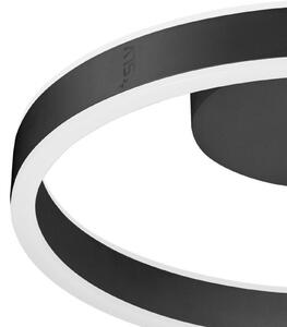 SLV plafonieră LED One, Ø 40 cm, negru, metal, CCT, reglabil, Negru, Camera de zi / sufragerie, Aluminiu, Modern
