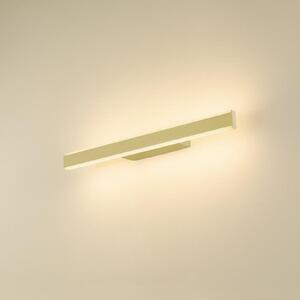 SLV Aplică de perete pentru baie cu LED One Linear, 52 cm, culoare alamă, reglabil, Auriu / Alamă, Baie, Aluminiu, Modern